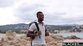 Victoria can't wait to meet up with her black paramour and get torn up highly rock hard