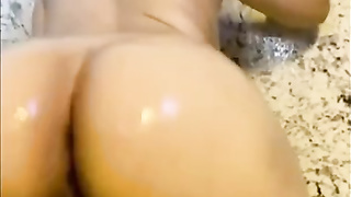 Sexy brown-haired with fat tits and pierced nips is getting drilled in front of the camera