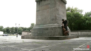 Spanish honey abased in public (Tommy Pistol, Goddess Donna)