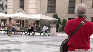 Spanish honey abased in public (Tommy Pistol, Goddess Donna)