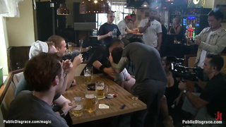 Spanish honey abased in public (Tommy Pistol, Goddess Donna)