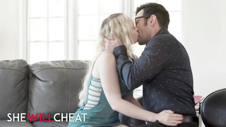 She Will Cheat - Lilly Bell's Manager Asks Her A Favor, To Come At Work & In Come Back He Has To Pound Her