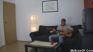 MYBROSGF - He caught gf and mate boning