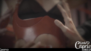 XPERVO com - SIZZLING Towheaded Lilly Bella Strapped and Desperate For 2 Enormous Jizz-Shotguns