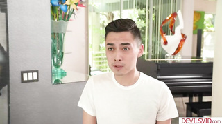 Big-Boobed mother with crimson hair gave a deep bj to her step- sonnie, before they torn up