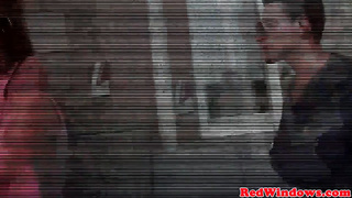 Buxom nymph is having a kinky three way with homies, while her hubby is out of town