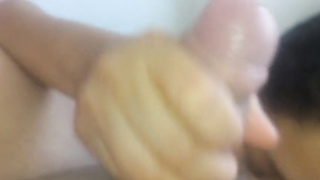 Fledgling dark haired is anxiously deep-throating a hard man rod and groaning while getting it inwards her labia