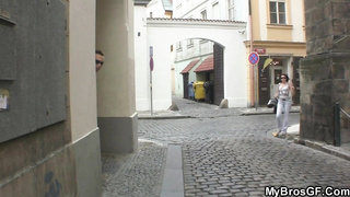 MYBROSGF - Platinum-Blonde brothers gf rails another manmeat