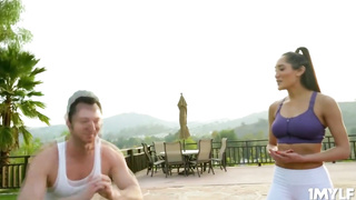 Brad Sterling and Chloe Amours real exercise