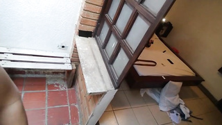 security web cam caught us ravaging in the backyard while my acquaintance gullet screws me and porks my arse slot Pornography Vids - Tube8