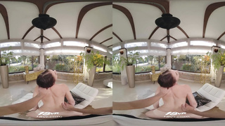Puny Nensi Fox Desires About Big Manhood Deep In Her Culo VR Porno
