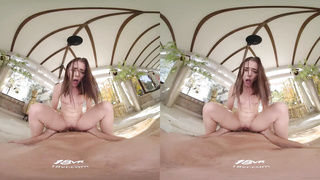 Puny Nensi Fox Desires About Big Manhood Deep In Her Culo VR Porno