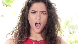 Thin Stunner Accidentally Pokes A Step-Sibling