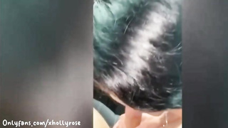 Fetching brown-haired, Holly Rose turns into a whore once she gets naughty and want to get nailed