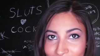 Ultra-Kinky latina black-haired floosy jade jantzen gets figure tongued