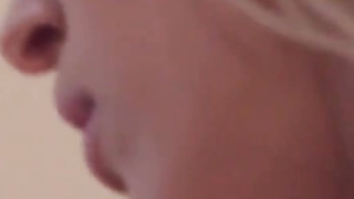 Spectacular dame is blowing faux meat bazooka like a professional