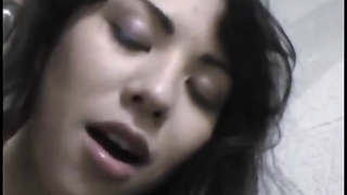 Dirty dark haired darling lielani sucking thick meat
