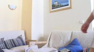 Excellent meat fellating abilities of towheaded gf