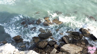 Brilliant Stunner Voluptuous Jerk Slit near the River