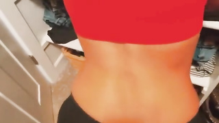 POINT OF VIEW mega-bitch needs help with climax and first-ever facial cumshot