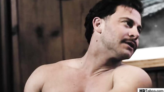 Sloppy minded, school lady is decided to have romp with 2 guys at the same time