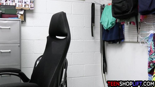 Monstrous all-natural jugs nubile thieves Jasmine Wilde and Aria Carson caught stealing