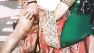 Desi bride with hardcore dance party