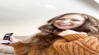 Exquisite dame, Riley Reid is getting on all fours on the floor while anxiously blowing a rock rock hard salami