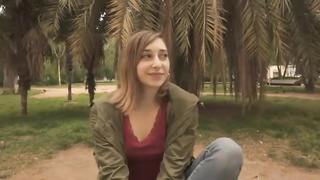 Blinded waits for a BLACK PENIS inwards a muddy douche