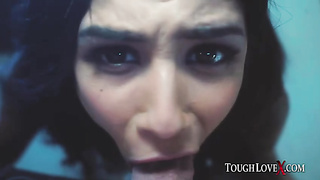 Camila Cortez is a sex-positive maid who loves to gargle hard-ons and get boinked rigid