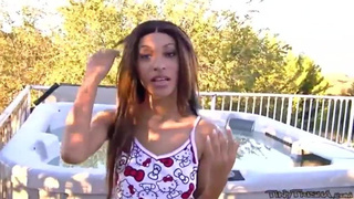 PREMIUMGFS - POINT OF VIEW teenie fucktoys her taut backside