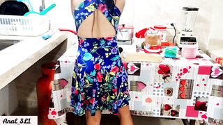 Kitchen is the hottest place to drill in the world - කුස්සියෙ වැඩකාරි එක්ක හුකන එක තරම් ආතල් එකක් තව නෑ