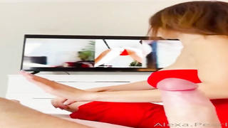 Alexa Bean is a large breasted dark-haired who loves to make studs yell from sheer pleasure