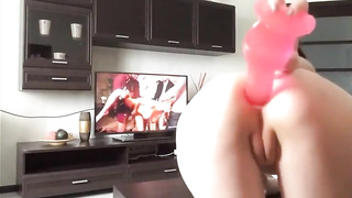 Young Ass-Fuck Superslut Joy With Playthings By CaNNiBAL1988