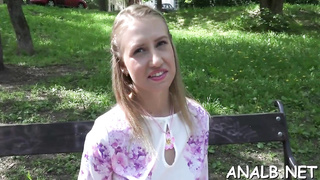 First-Timer dark haired milana c gets screwed so well