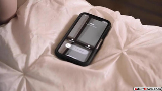 Dark Haired stunner penetrates zucchini and caught draining by chef