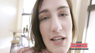 Smallish breasted, German teenage is groaning from gusto while having casual lovemaking with a fine homie