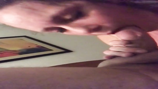 Sluty girl is providing a deep, raw blowage to Lane, in the middle of the day