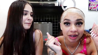 Sex-Positive chicks are taking turns providing grubby fellatios to a wild dude, to make him jism