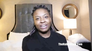 Playful, Ebony nymph with all-natural jugs and pierced nips, Lashay Shorty is posing and taunting