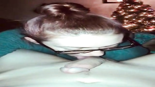 Nerdy damsel turns into a real tramp once she wants to sense a rod in her gullet