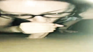 Pecker lovin’ honey is pleasuring a random dude thru a gloryhole and listening to his bellows