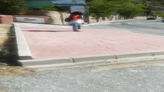 Kinky black-haired loves the way a random stranger is kneading her cupcakes, before she deep-throats his knob