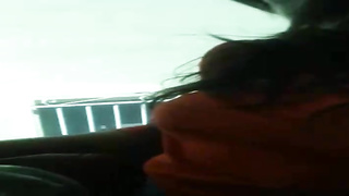 Kinky black-haired loves the way a random stranger is kneading her cupcakes, before she deep-throats his knob