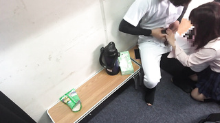 Mighty FUCKFEST of the captain and boss of the baseball bar.  [Peep]