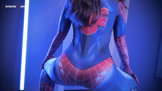 SpiderMan No Way Home HARDCORE Parody, Smash me in Spandex Underwear Costume Play Part 1