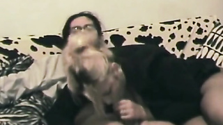 Plump Blondy Uses Her Fucktoy Making fine To Exhilarate