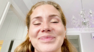 My super-fucking-hot gf gargles my prick