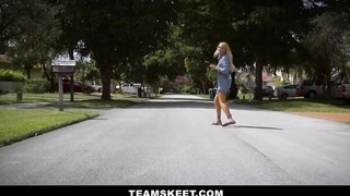 Pretty teenie brown-haired with smallish boobies, After Opal is having gonzo hookup with her ex