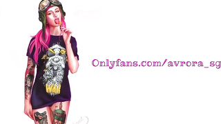 Tattoed Honey Wank Vulva Dragon Fuck-Stick and Drizzling Climax Porno Flicks - Tube8